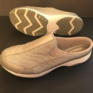 Silver Sparkly Easy Spirit backless Sneaker